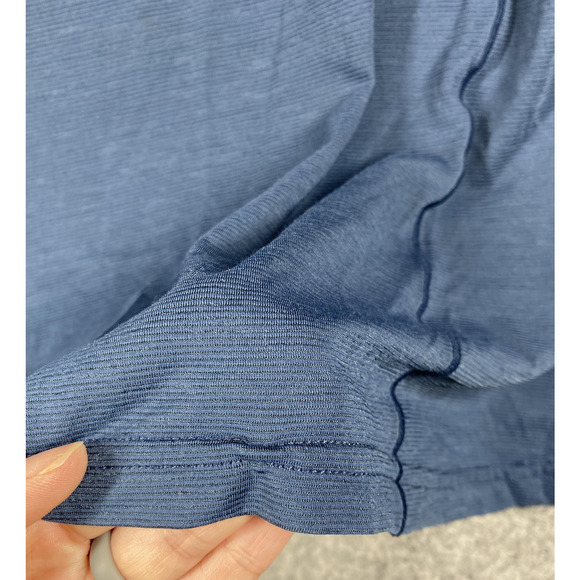 Kuhl Shirt Mens Medium Blue Short Sleeve Merino Wool Blend Performance Outdoor - Picture 11 of 12